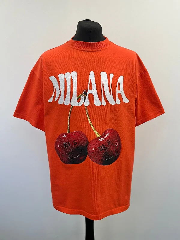 Massive Deals Red Cherry Heavyweight T-shirt.