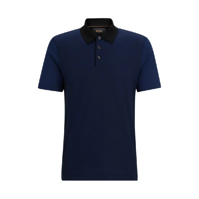 One-DAY Sale Regular-fit polo shirt in cotton and silk