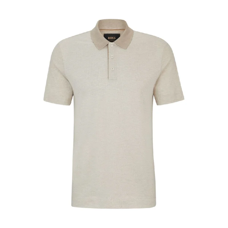 Exclusive Savings Regular-fit polo shirt in cotton and silk