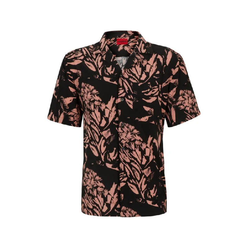 Deal Mania Relaxed-fit shirt in abstract-print canvas
