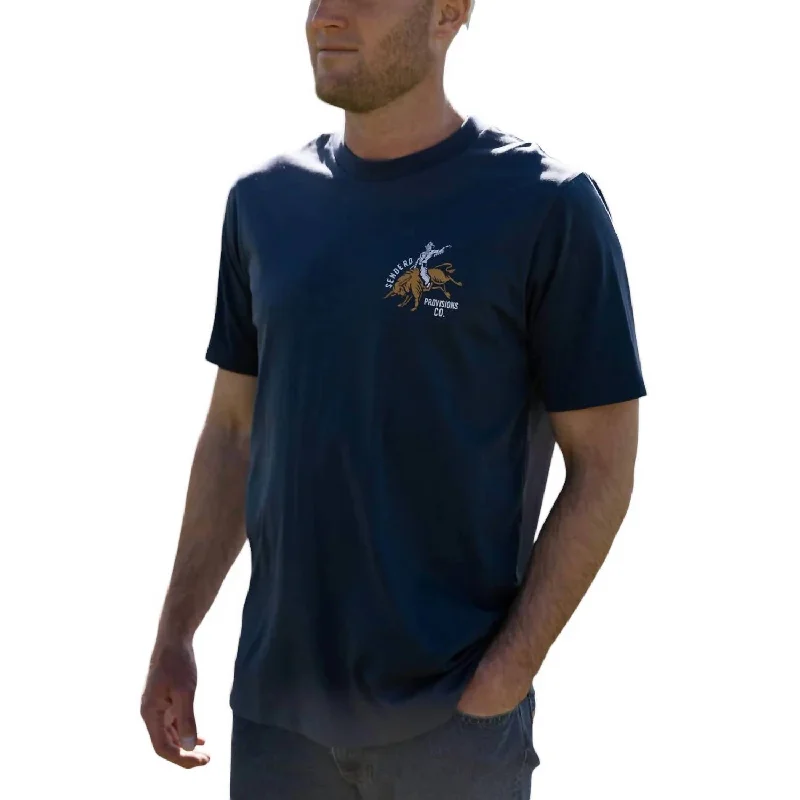 Today Only Ride Or Die T-Shirt In Navy