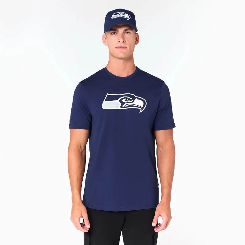 Major Deal Seattle Seahawks NFL Navy T-Shirt