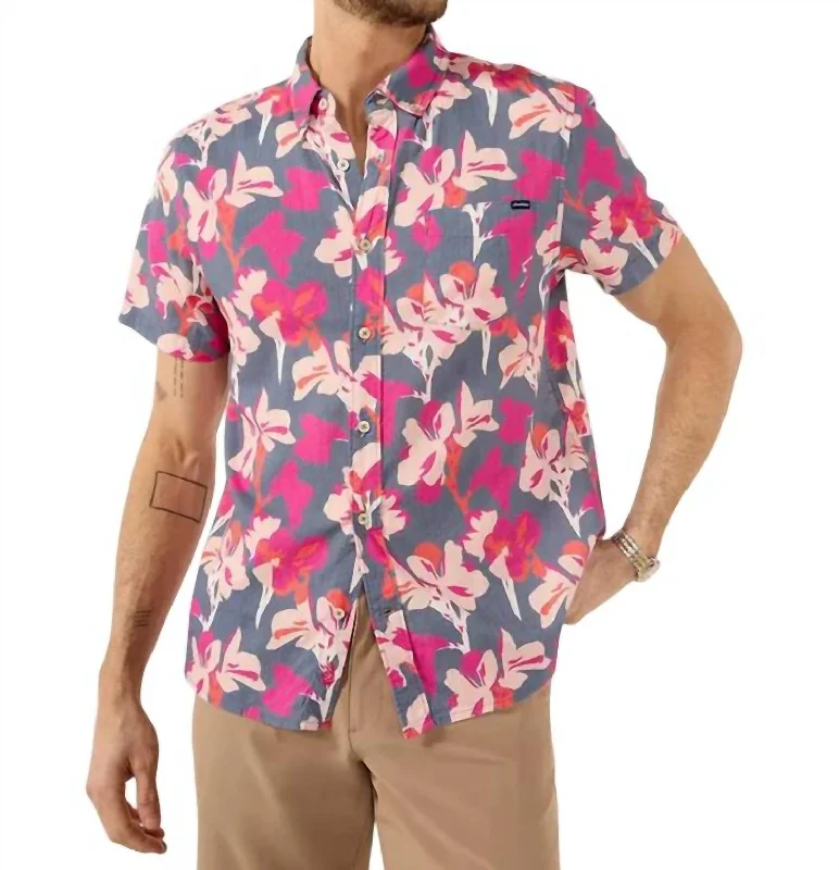 Overstock Clearance Shakedown Street Friday Shirt In Dusty Blue Floral