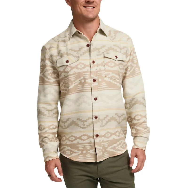 Deal of the Day Sheridan Longsleeve Shirt In Terranova Bone