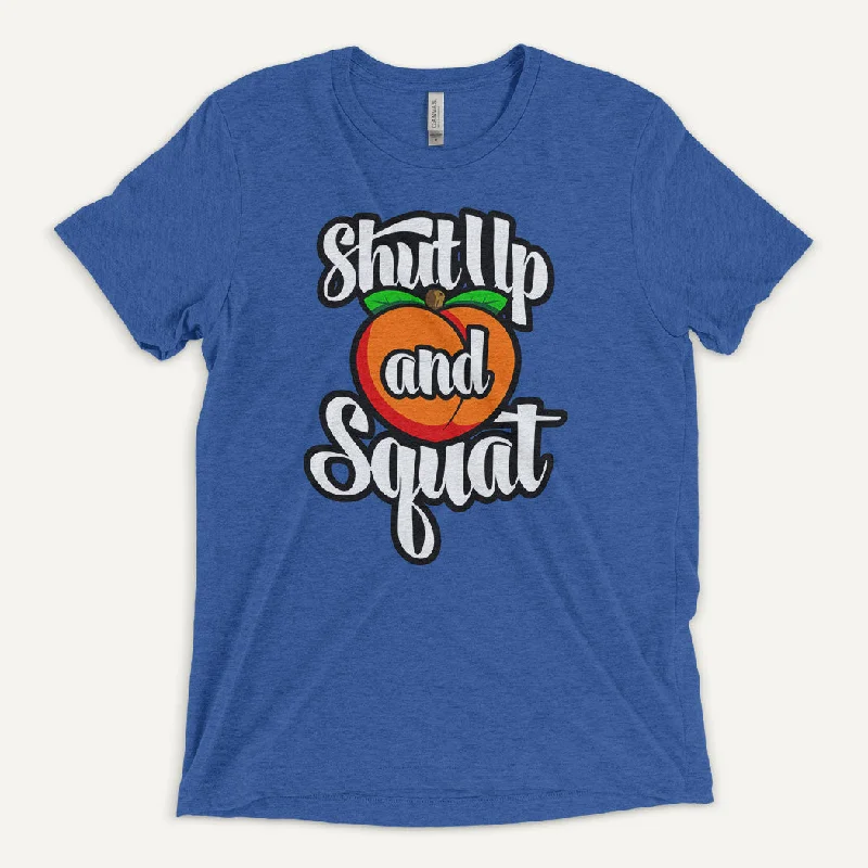 Price Smash Shut Up And Squat Men's Triblend T-Shirt