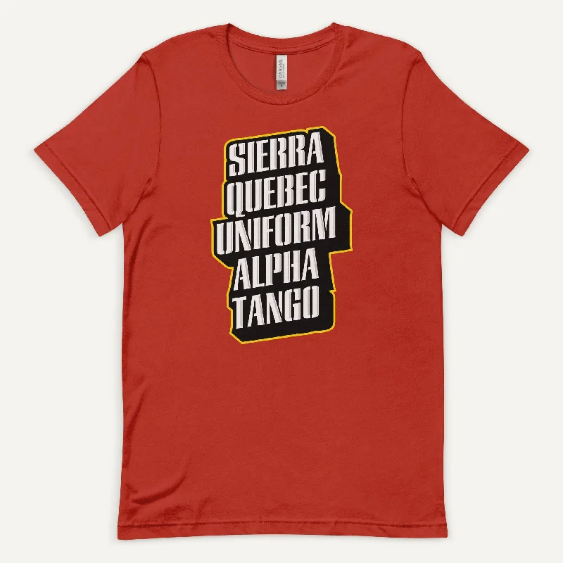 Special Buy Sierra Quebec Uniform Alpha Tango Men's Standard T-Shirt
