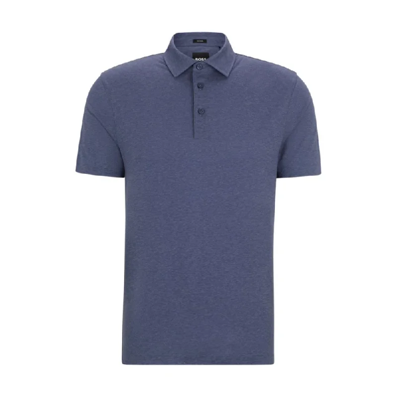 Great Deal Slim-fit polo shirt with striped collar