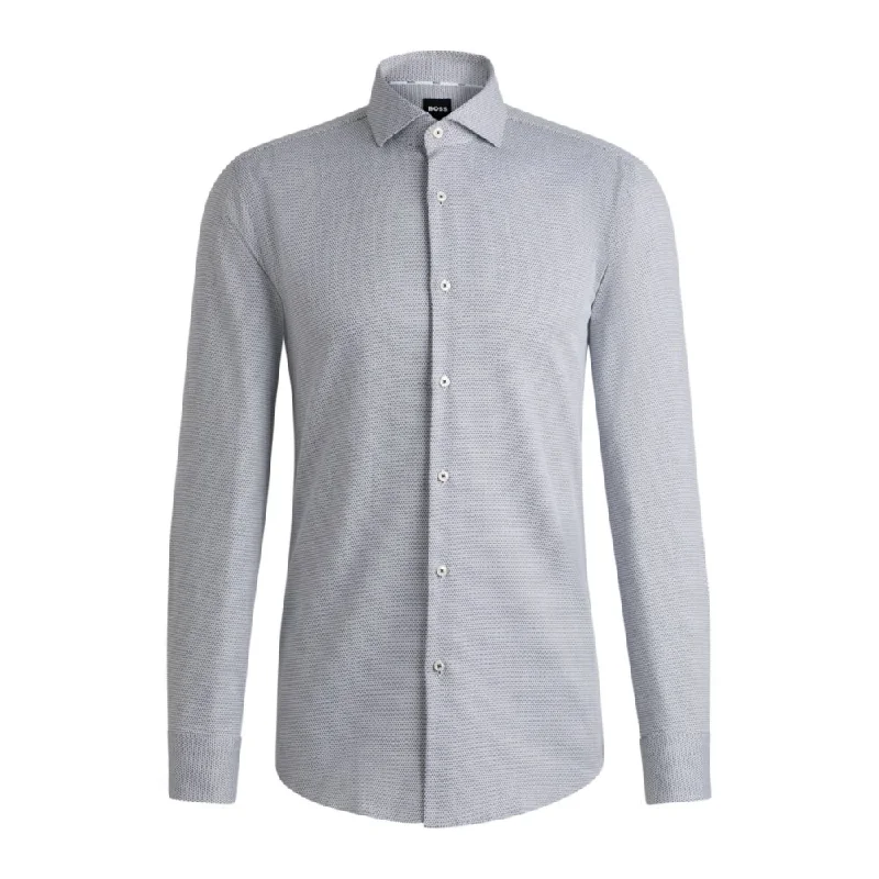 Flash Sale Slim-fit shirt in easy-iron stretch cotton