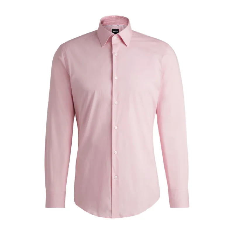 Exclusive Deal Slim-fit shirt in easy-iron stretch-cotton poplin