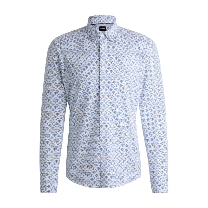Can't Beat Slim-fit shirt in printed jersey