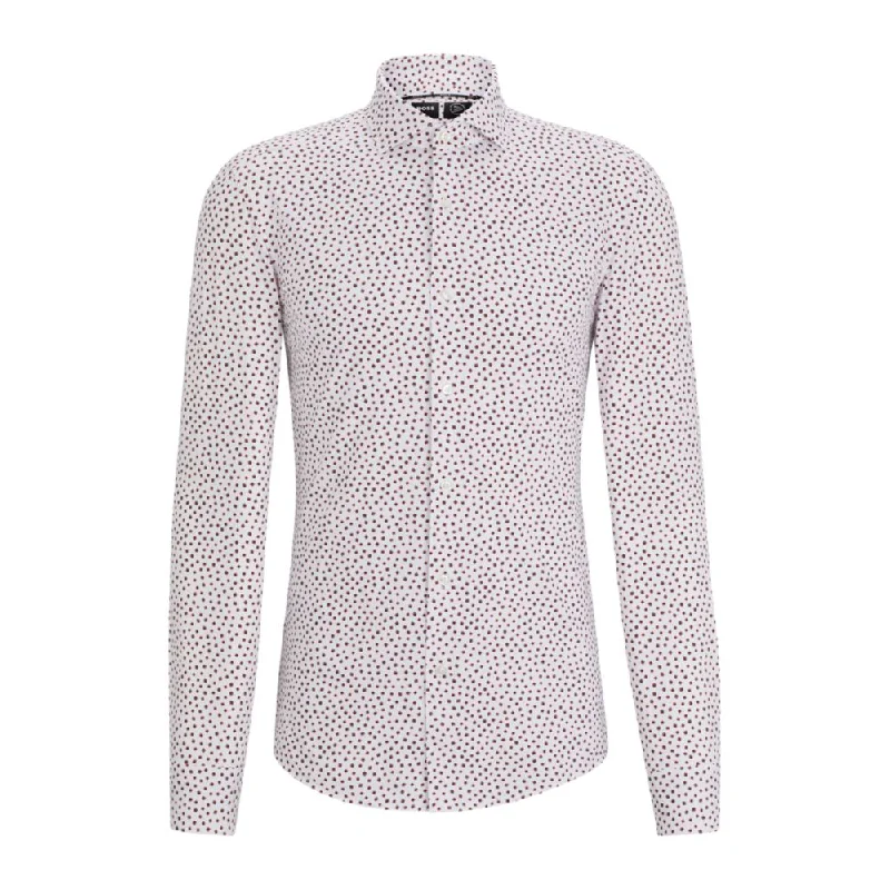 Epic Deals Slim-fit shirt in printed performance-stretch fabric