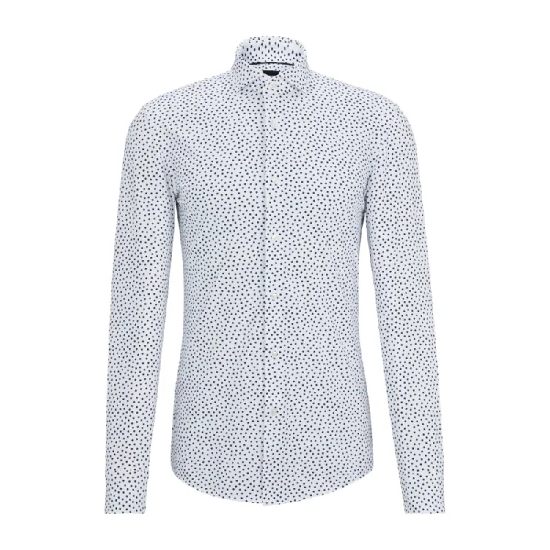 Bargain Blast Slim-fit shirt in printed performance-stretch fabric