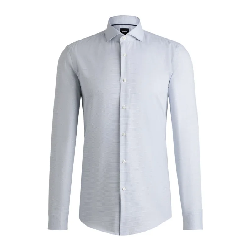Today's Special Slim-fit shirt in structured cotton