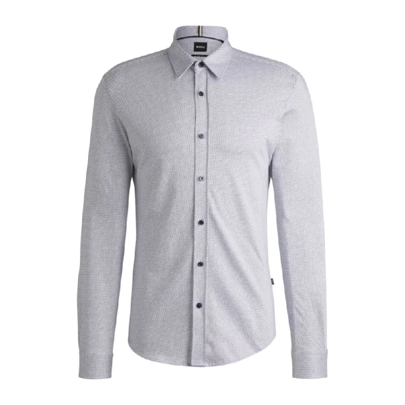 Unbeatable Prices Slim-fit shirt in structured cotton jersey