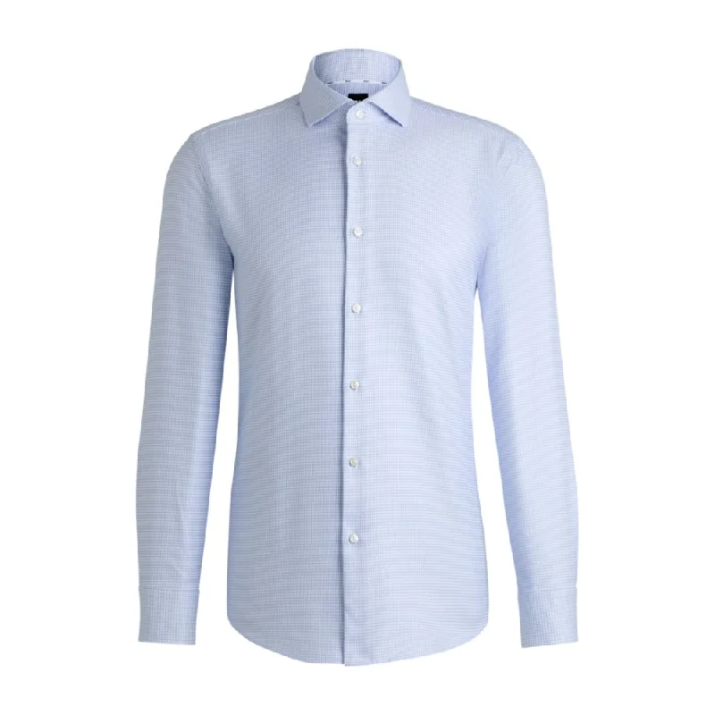 Savings Event Slim-fit shirt in structured cotton