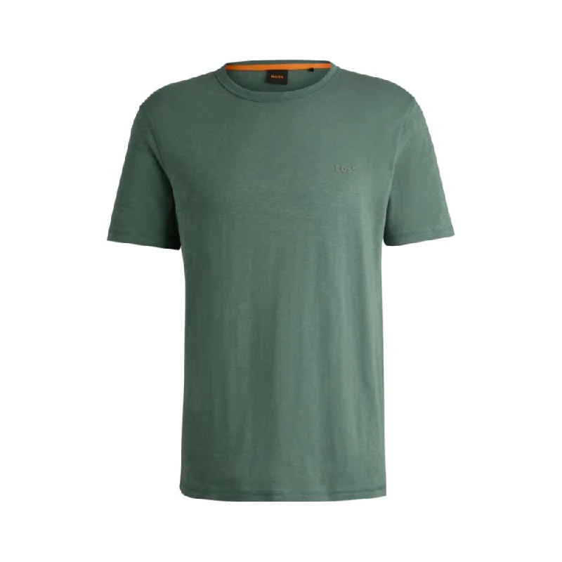 Mega Sale Slub-cotton T-shirt with logo detail