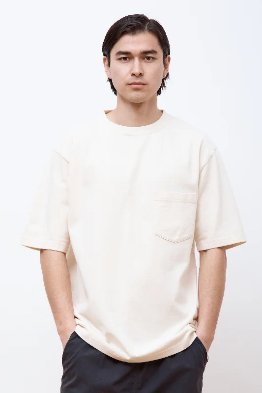 Blowout Sale Recycled Cotton Heavy T-Shirt Ecru