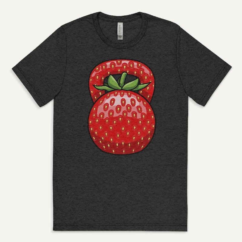 Price Drop Strawberry Kettlebell Design Men’s Triblend T-Shirt