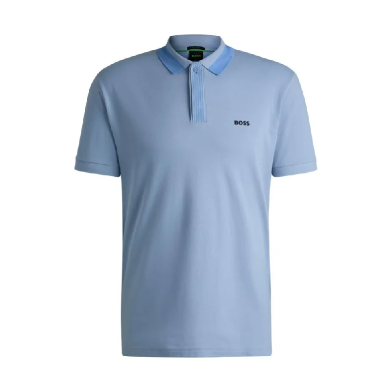 Reduced Prices Stretch-cotton polo shirt with contrast logo