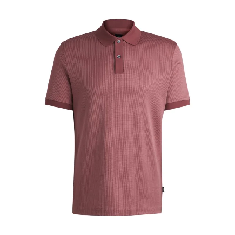 Early Access Structured-cotton polo shirt with solid trims