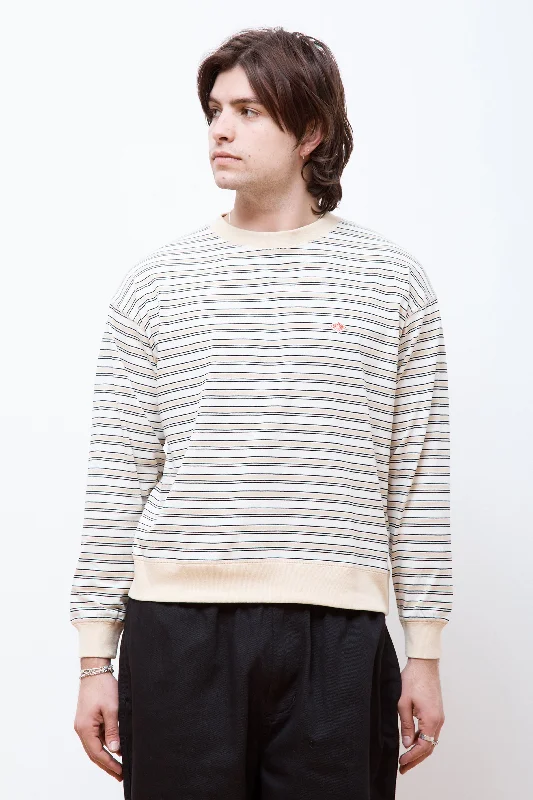 Massive Savings Sweat T-Shirt Ecru/Beige Multi