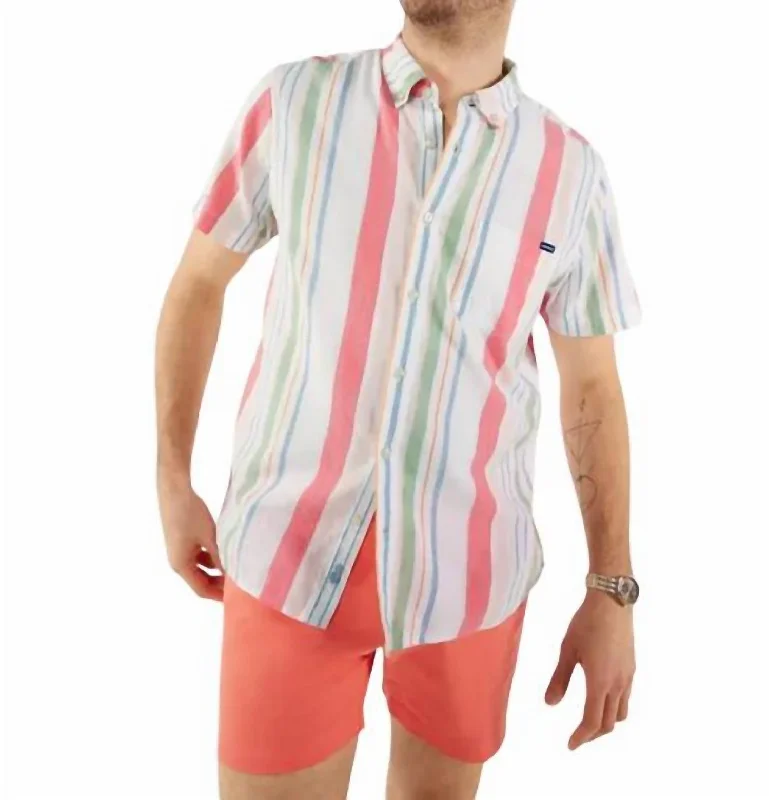 Weekend Deals That Please Sweet Mariona Slub Shirt In Optic White