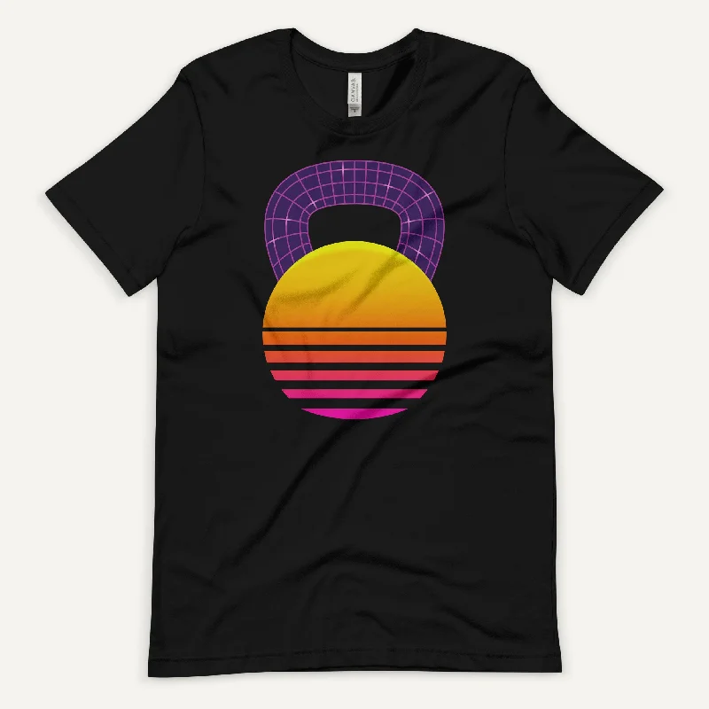 Half Price Synthwave Kettlebell Design Men’s Standard T-Shirt