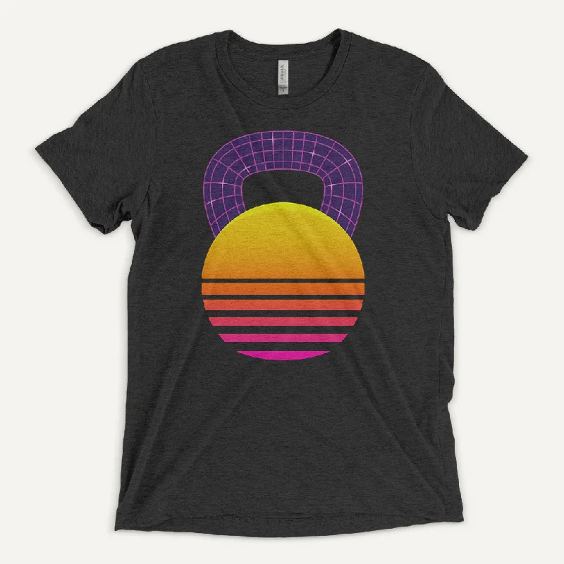 Special Discount Synthwave Kettlebell Design Men’s Triblend T-Shirt