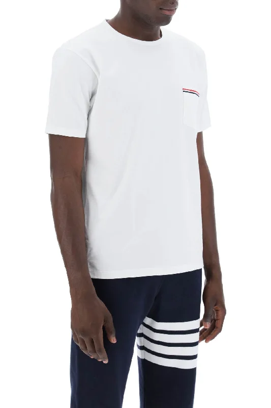 Super Deal Thom Browne Rwb Pocket T-Shirt