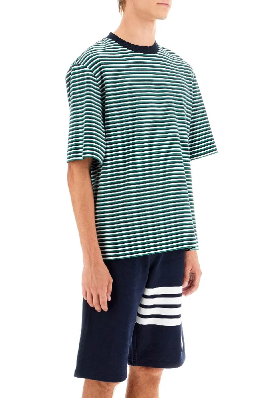 Weekend Price Cuts Galore Thom Browne "striped Oversized Jersey T-Shirt"