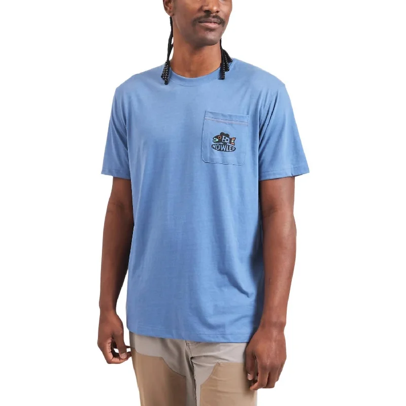 Unbeatable Prices Travelin' Light Pocket T-Shirt In Blue Mirage