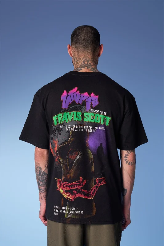 YEAR-End Clearance Travis Scott- utopia Oversized T-shirt