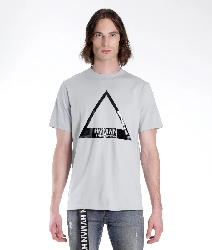 Weekend Specials You Can't Miss Triangle Logo Tee In Ghost