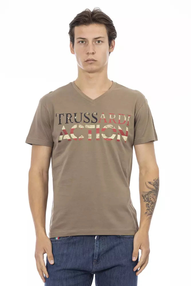 While Supplies Last Trussardi Action  Cotton Men Men's T-Shirt