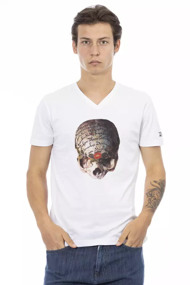 Blowout Sale Trussardi Action  Cotton Men's V-Neck Men's T-Shirt