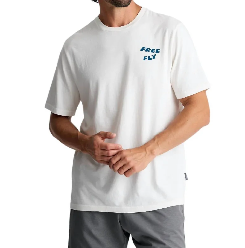 Great Deal Twin Fin Tee In Bone