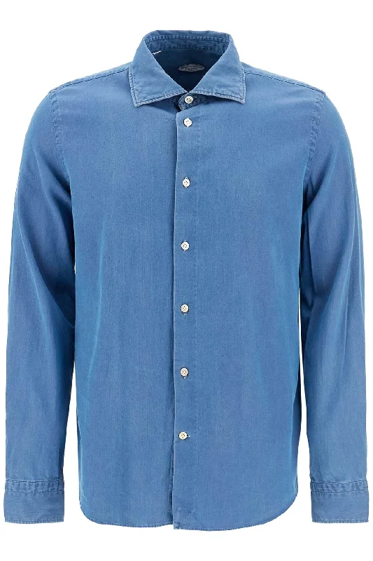 Weekend Savings Spectacular Vincenzo Di Ruggiero Men's blue Effect Shirt