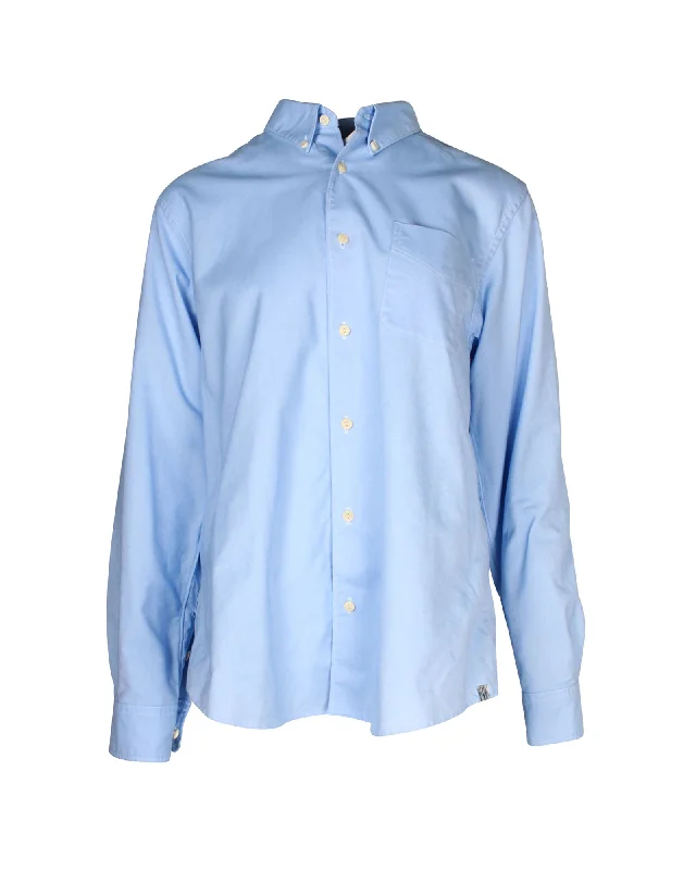Your Weekend, Your Savings Visvim Albacore Long Sleeve Button-Down Shirt in Light Blue Cotton