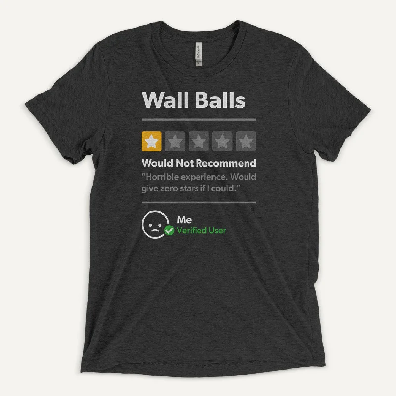 Limited Quantity Wall Balls 1 Star Would Not Recommend Men’s Triblend T-Shirt