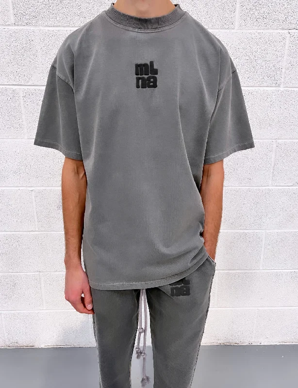 Today's Deal Washed Charcoal Bubble Heavyweight T-shirt.