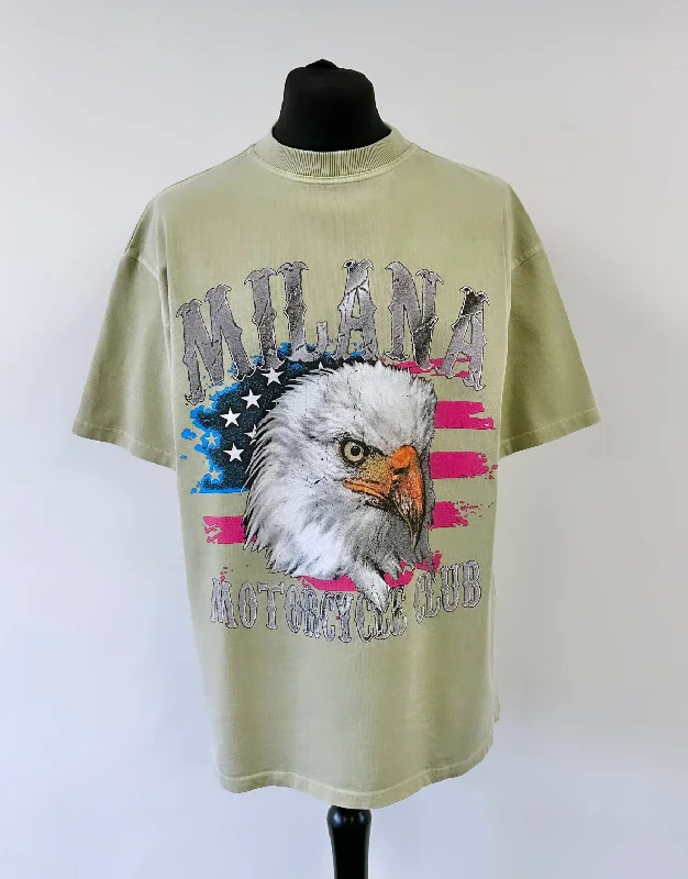 Special Discount Washed Khaki Heavyweight Vintage T-shirt.