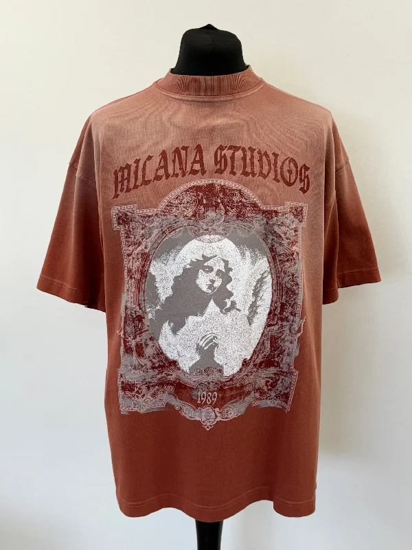 Buy Now Washed Rust Saint Heavyweight T-shirt.