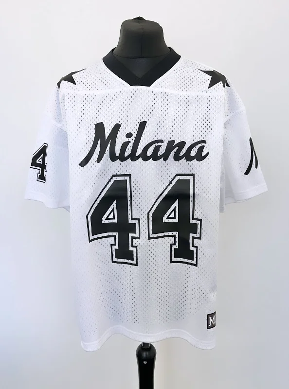 Act Now White Mesh Jersey.
