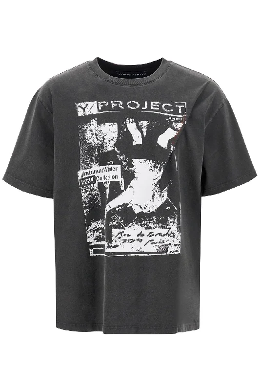 Crazy Deals Y Project Men's T-Shirt With Printed Pinch