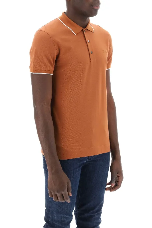 Get It Before It’s Gone Zegna Slim Fit Polo Shirt In Stretch Cotton